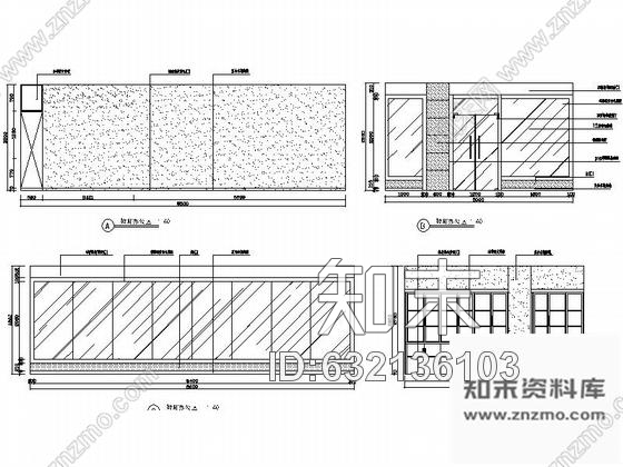 施工图广州某英语培训学校室内装修施工图含效果和实景cad施工图下载【ID:632136103】