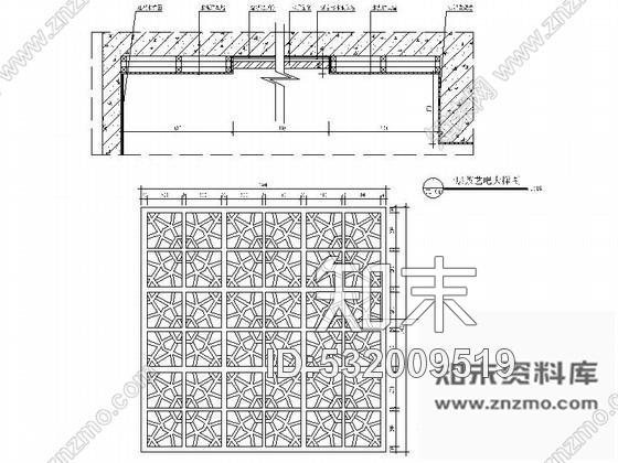 施工图休闲茶艺馆室内装修图cad施工图下载【ID:532009519】