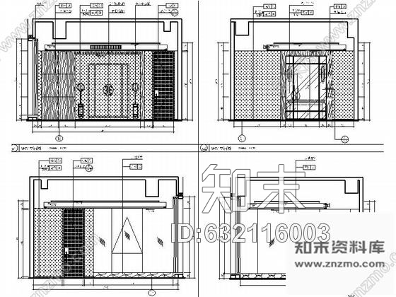 施工图合肥生物科技养生会所设计装修图cad施工图下载【ID:632116003】