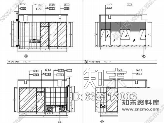 施工图合肥生物科技养生会所设计装修图cad施工图下载【ID:632116003】