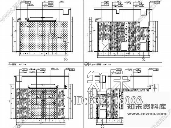 施工图合肥生物科技养生会所设计装修图cad施工图下载【ID:632116003】