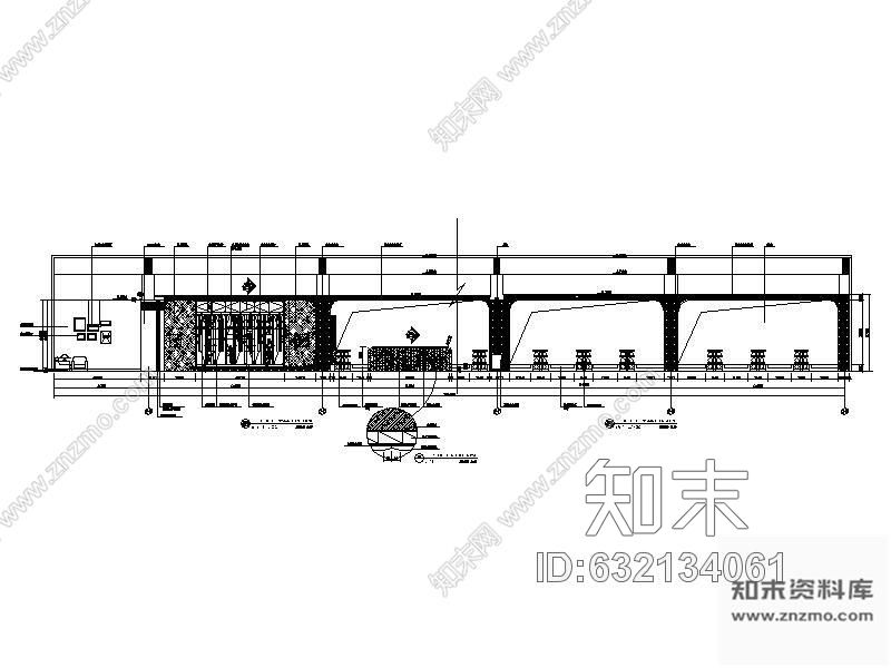 施工图某保龄球馆装修图cad施工图下载【ID:632134061】
