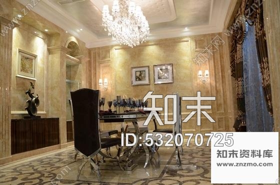 施工图哈尔滨特色欧式风格陶瓷专卖店装修图含实景cad施工图下载【ID:532070725】