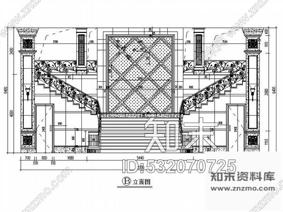 施工图哈尔滨特色欧式风格陶瓷专卖店装修图含实景cad施工图下载【ID:532070725】