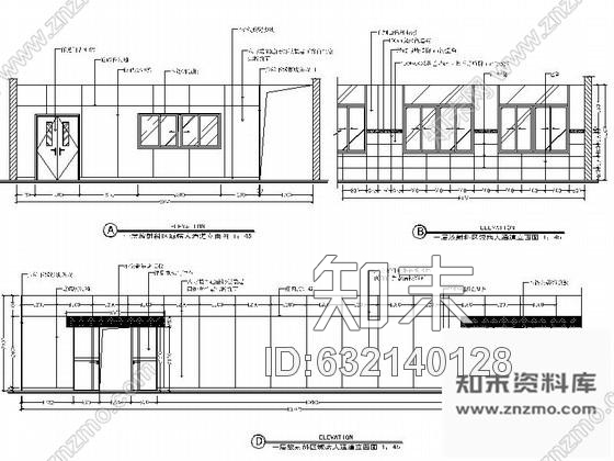 施工图医院放射科室内装修图cad施工图下载【ID:632140128】