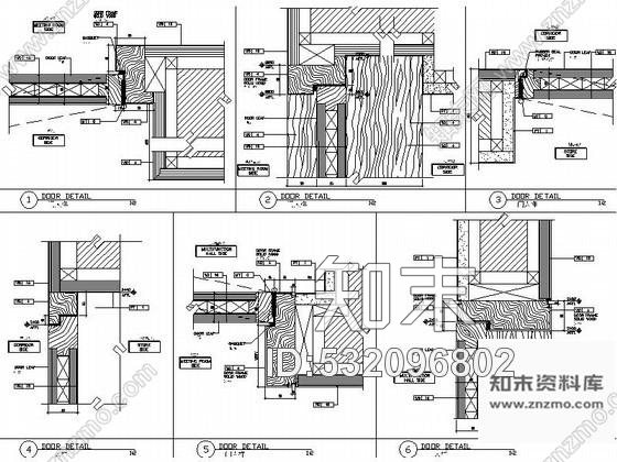 施工图杭州某主题酒店会议室装修图cad施工图下载【ID:532096802】