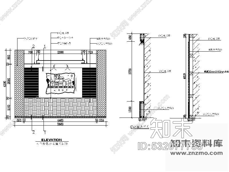 施工图毕业设计售楼处装修图cad施工图下载【ID:532077733】
