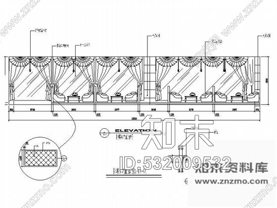 施工图安徽某时尚餐厅室内装修图cad施工图下载【ID:532009532】