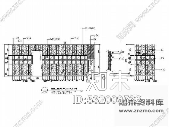 施工图安徽某时尚餐厅室内装修图cad施工图下载【ID:532009532】