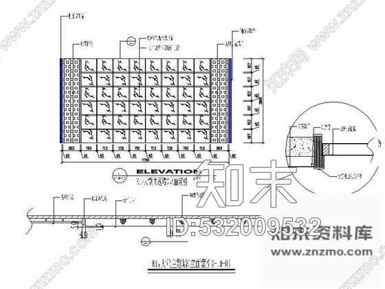 施工图安徽某时尚餐厅室内装修图cad施工图下载【ID:532009532】
