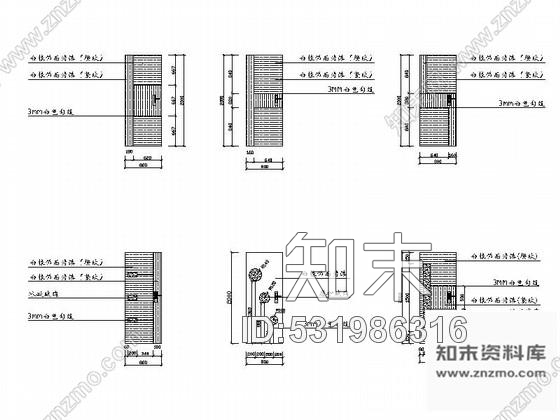 施工图青岛花园小区现代时尚双层别墅装修图cad施工图下载【ID:531986316】