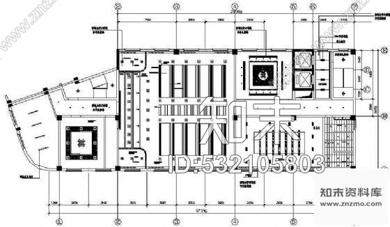 施工图某职工培训中心CAD装修图cad施工图下载【ID:532105803】