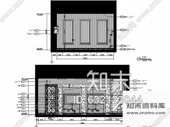 施工图厦门某豪会所现代风格KTV室内装修施工图含效果cad施工图下载【ID:632123044】