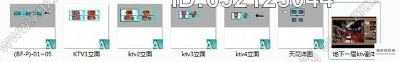 施工图厦门某豪会所现代风格KTV室内装修施工图含效果cad施工图下载【ID:632123044】