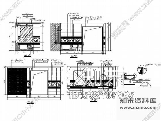 施工图广东某豪华陶瓷展厅室内装修施工图cad施工图下载【ID:532107965】