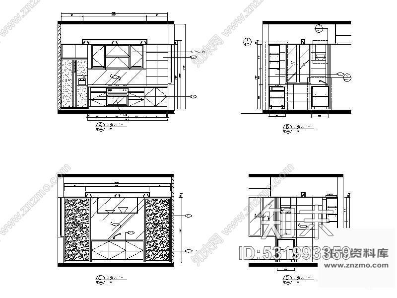 施工图五层大型高档别墅装修图含实景施工图下载【ID:531993359】