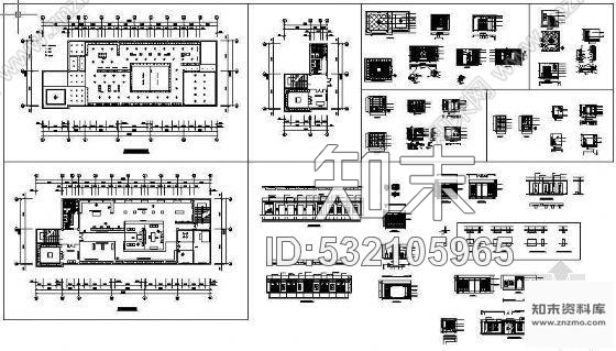 施工图浙江某展览馆装修图施工图下载【ID:532105965】