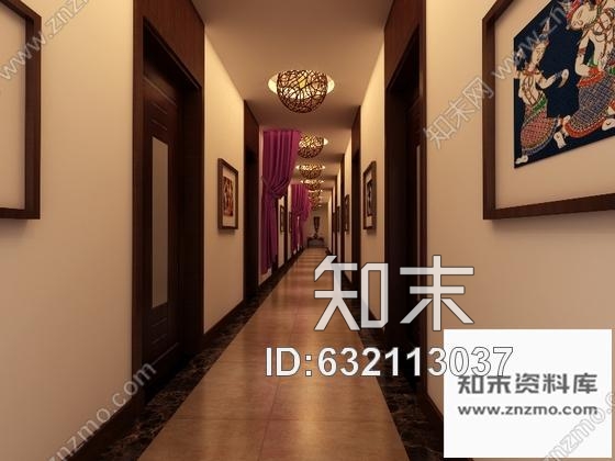 施工图广东休闲会馆水疗SPA室内设计施工图含效果cad施工图下载【ID:632113037】