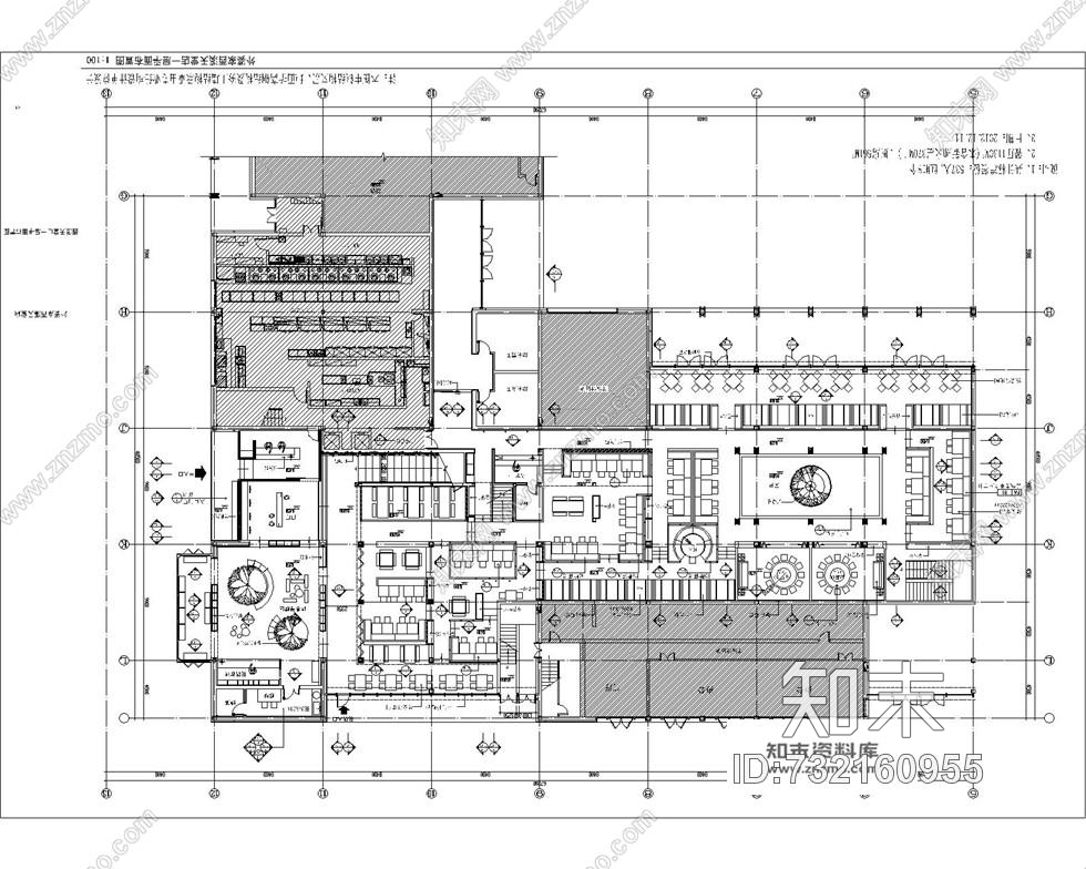 西溪天堂外婆家中餐馆室内装饰施工图全套效果图+施工图施工图下载【ID:732160955】