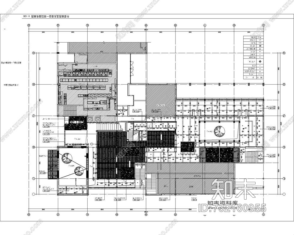 西溪天堂外婆家中餐馆室内装饰施工图全套效果图+施工图施工图下载【ID:732160955】