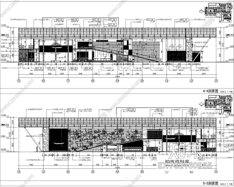 西溪天堂外婆家中餐馆室内装饰施工图全套效果图+施工图施工图下载【ID:732160955】