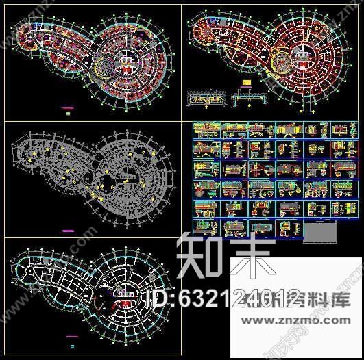 施工图上海某夜总会装修图cad施工图下载【ID:632124012】