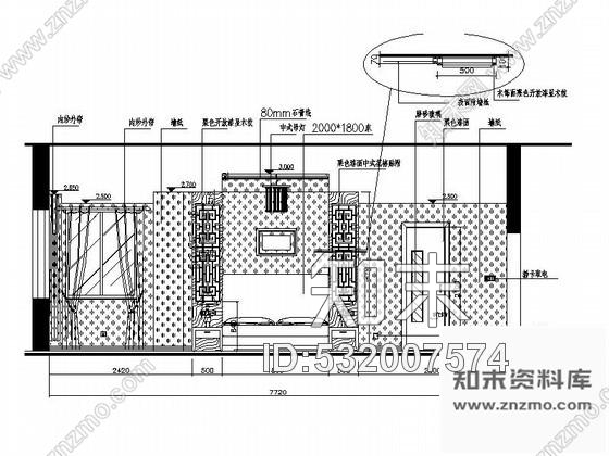 施工图苏州度假休闲酒楼局部室内装修图cad施工图下载【ID:532007574】