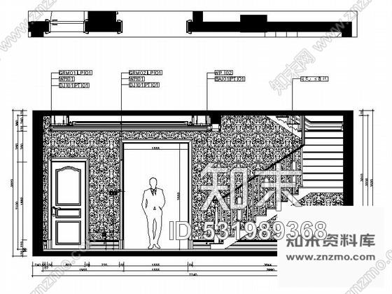 施工图浙江三层双拼别墅室内装修图cad施工图下载【ID:531989368】