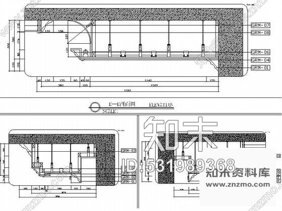 施工图浙江三层双拼别墅室内装修图cad施工图下载【ID:531989368】