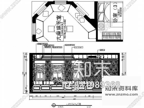 施工图浙江三层双拼别墅室内装修图cad施工图下载【ID:531989368】