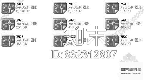 图块/节点通用文件柜三维图块集cad施工图下载【ID:832312807】