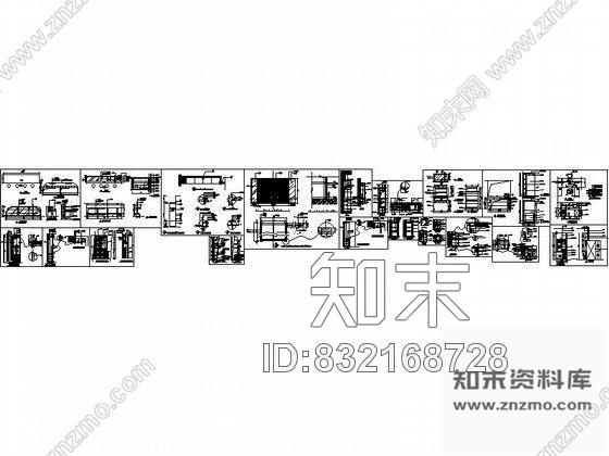 图块/节点超全固定家具及活动家具节点详图CAD图块下载cad施工图下载【ID:832168728】