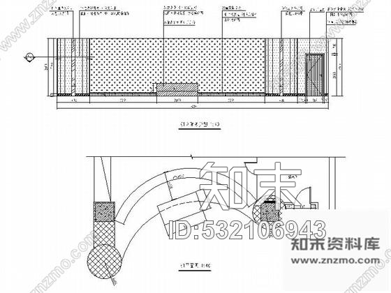 施工图陕西信息发布部门现代展示厅室内装修施工图含效果cad施工图下载【ID:532106943】