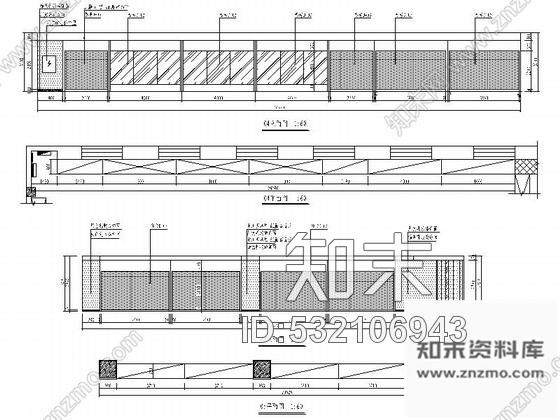 施工图陕西信息发布部门现代展示厅室内装修施工图含效果cad施工图下载【ID:532106943】