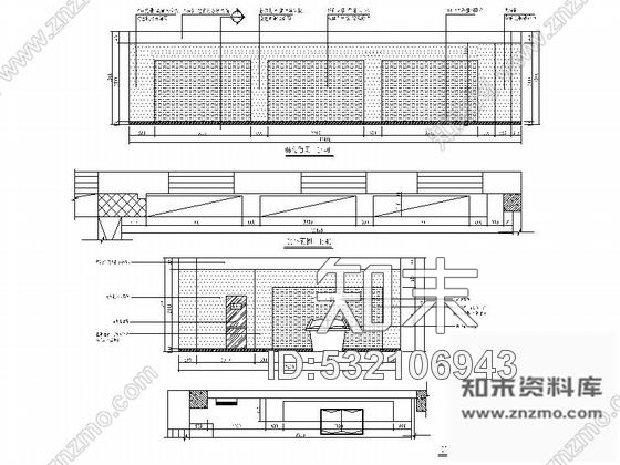 施工图陕西信息发布部门现代展示厅室内装修施工图含效果cad施工图下载【ID:532106943】