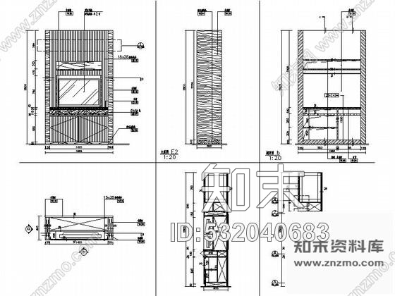 施工图重庆四星级现代简约酒店行政套房室内设计施工图cad施工图下载【ID:532040683】