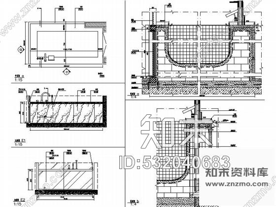 施工图重庆四星级现代简约酒店行政套房室内设计施工图cad施工图下载【ID:532040683】