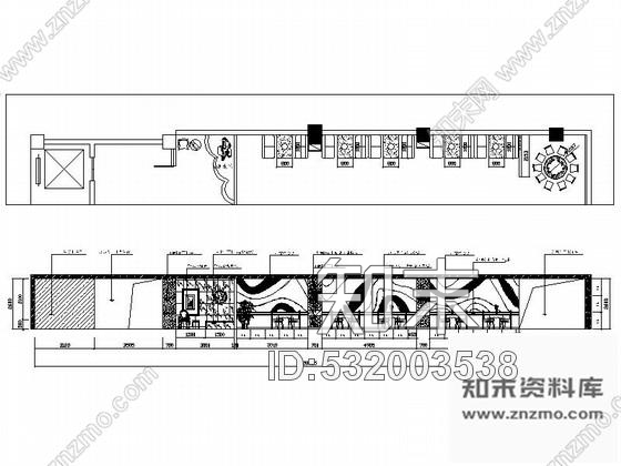 施工图重庆多样化高档现代风格鱼火锅装修施工图含效果施工图下载【ID:532003538】