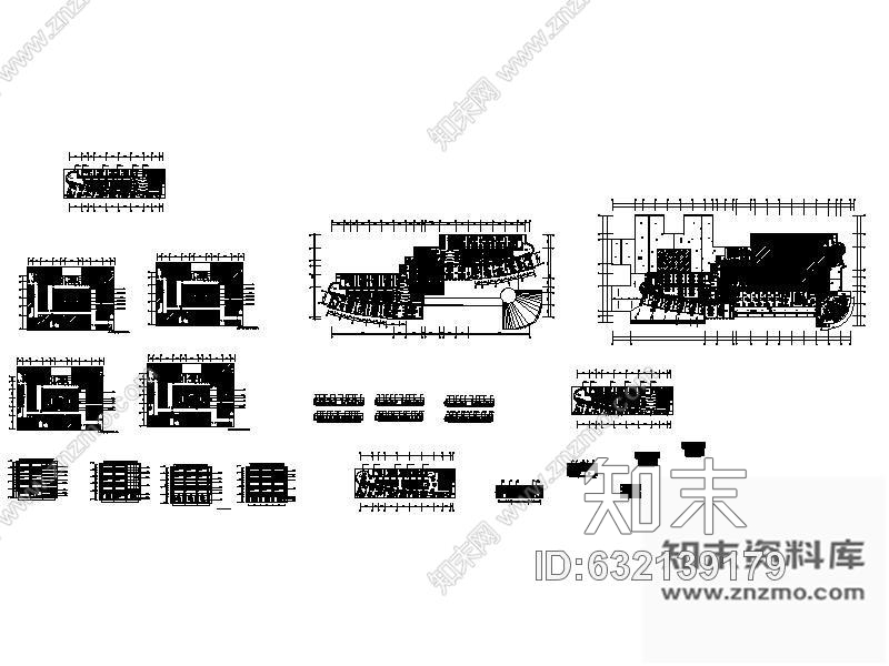 施工图兰州某医院装修施工图(含效果)cad施工图下载【ID:632139179】