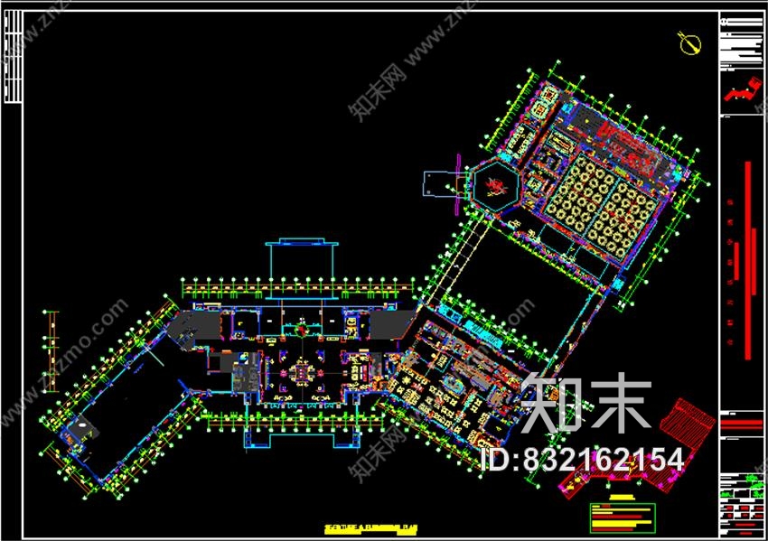 万达设计院合肥万达锦华酒店公共区域+客房区域丨超清效果图+CAD施工图+物料书950M施工图下载【ID:832162154】