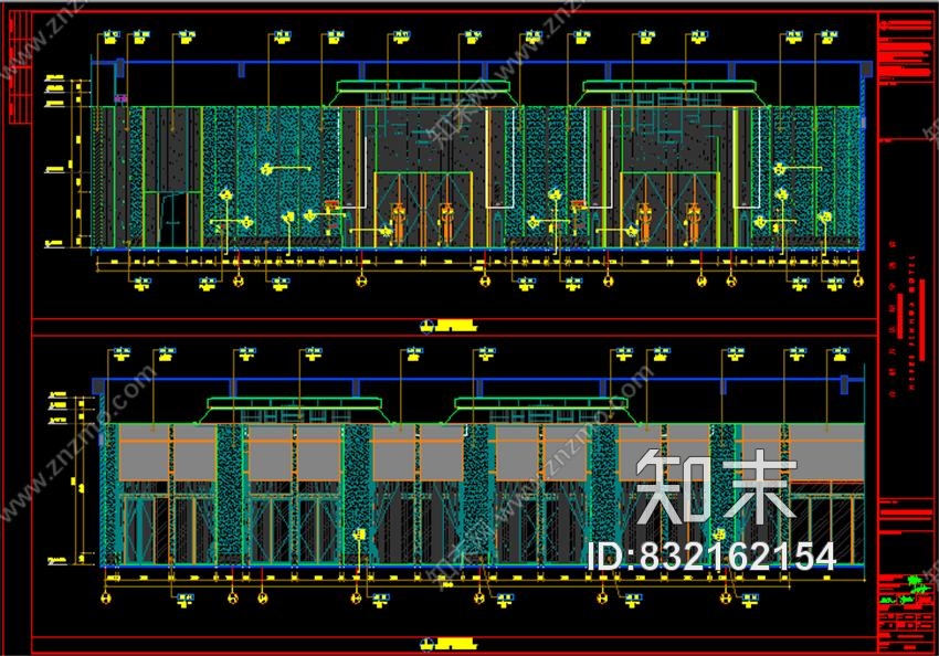 万达设计院合肥万达锦华酒店公共区域+客房区域丨超清效果图+CAD施工图+物料书950M施工图下载【ID:832162154】