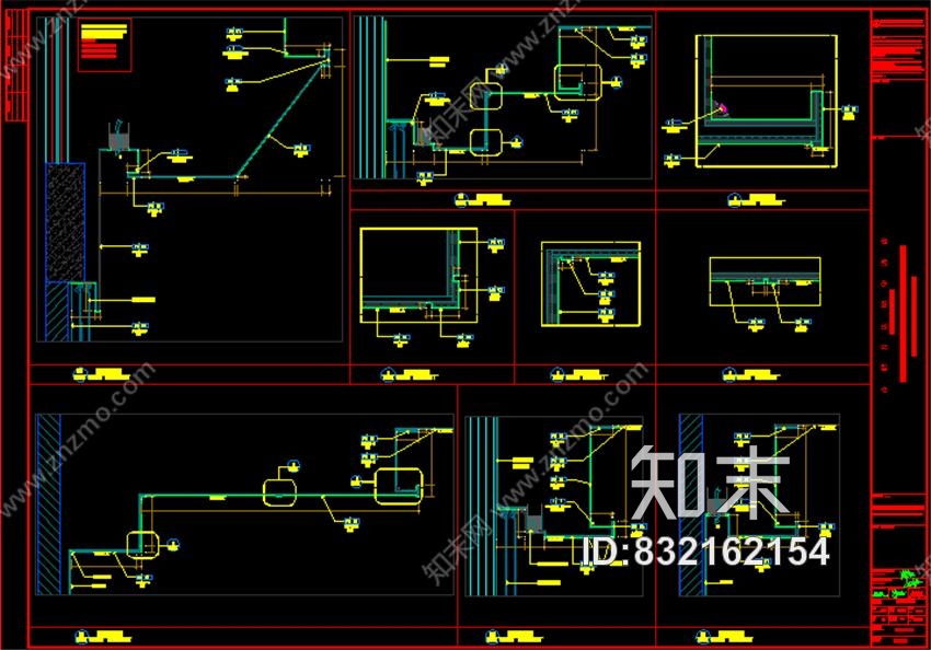 万达设计院合肥万达锦华酒店公共区域+客房区域丨超清效果图+CAD施工图+物料书950M施工图下载【ID:832162154】