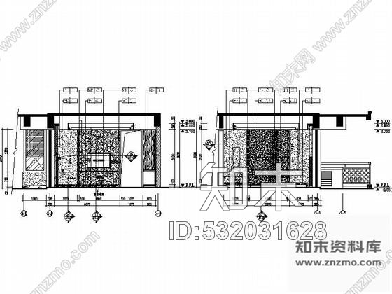 施工图海南滨海新区新中式风格客房装修施工图含效果施工图下载【ID:532031628】