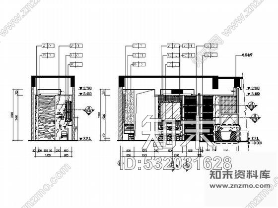 施工图海南滨海新区新中式风格客房装修施工图含效果施工图下载【ID:532031628】