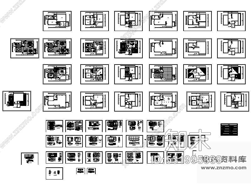 施工图三层别墅空间设计图cad施工图下载【ID:531995339】