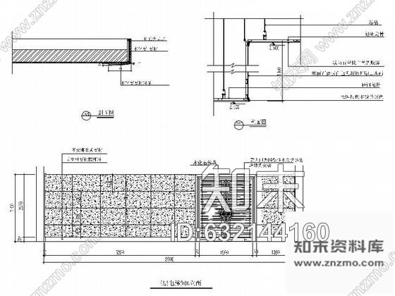施工图某电梯厅室内装修图cad施工图下载【ID:632144160】