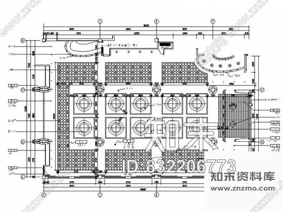 图块/节点豪华中餐厅平面图cad施工图下载【ID:832206773】