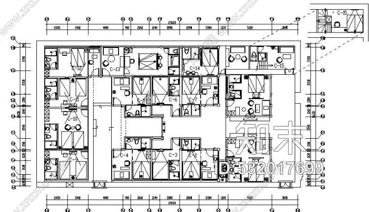 云南新中式特色民宿全套施工图设计附效果图施工图下载【ID:532017699】