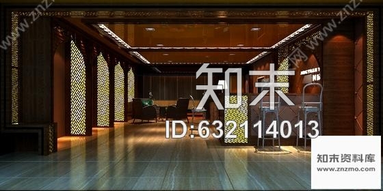 施工图宁波某中式风格瑜伽会所室内装修施工图含效果施工图下载【ID:632114013】