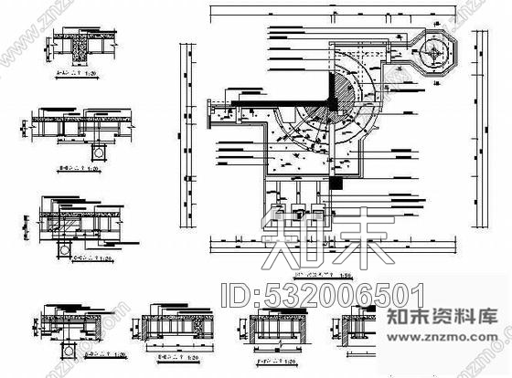 施工图某餐馆全套装饰施工图含效果图cad施工图下载【ID:532006501】